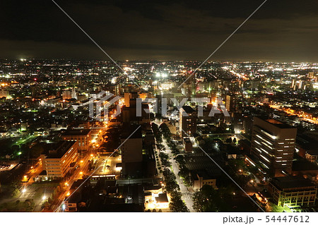 群馬県庁舎からの夜景　東方面 54447612