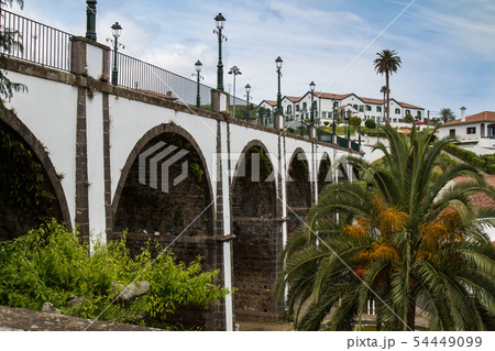 Arcs of the bridge in Nordeste, Sao Miguel 54449099