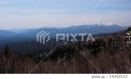 Mountain Ridge in rural Hokkaido Japan Mountain Ridge in rural Hokkaido Japan 54450522