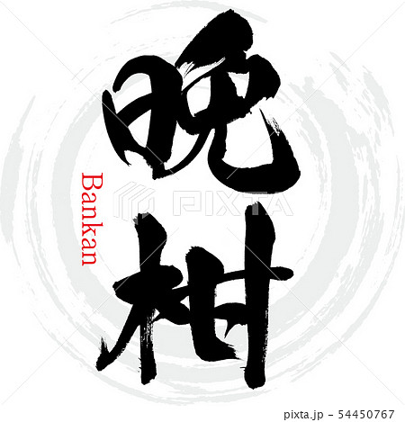 晩柑・Bankan（筆文字・手書き） 54450767