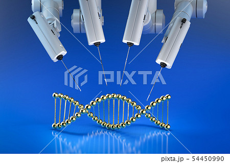 Genetic engineeering concept 54450990