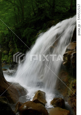 那須塩原スッカン沢の渓谷と仁三郎の滝 那須塩原スッカン沢の渓谷と仁三郎の滝 54451517