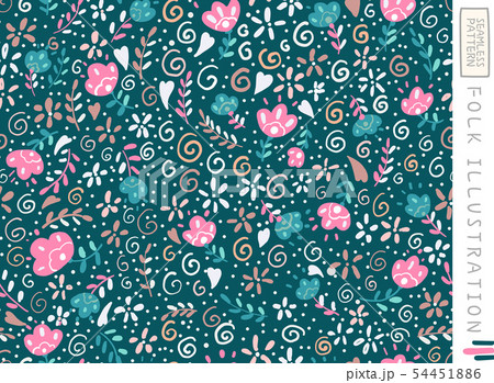 Folk seamless pattern. Folk seamless pattern. 54451886