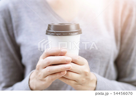 people man hand holding paper cup people man hand holding paper cup 54456070