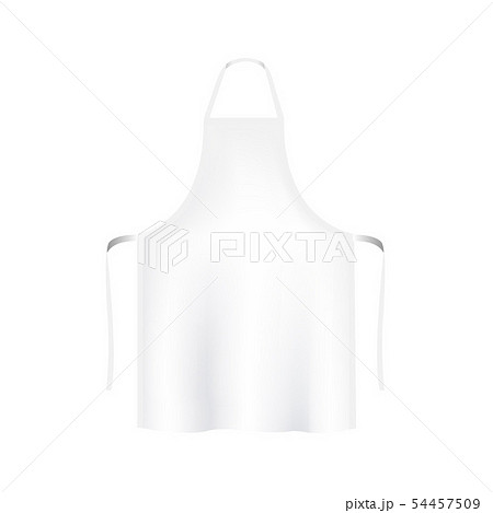 Mockup White Aprons Isolated White Background 54457509