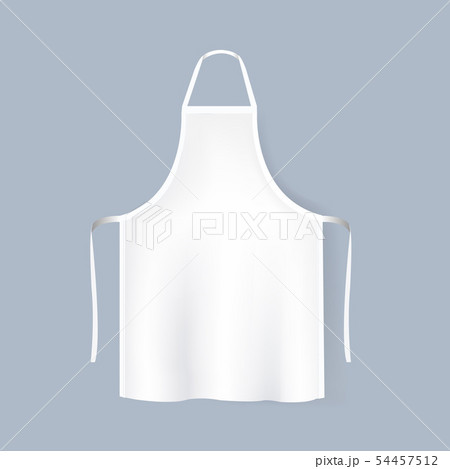 Mockup White Aprons Isolated Grey Background Mockup White Aprons Isolated Grey Background 54457512