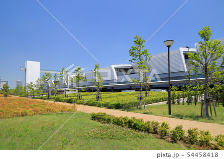 豊洲ぐるり公園から見る豊洲市場 54458418