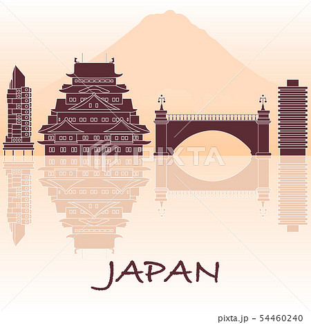 Japanese architecture Mount Fuji Japanese architecture Mount Fuji 54460240