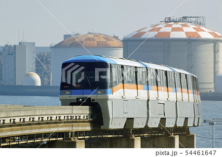 羽田空港第3ターミナル駅から見たモノレール 羽田空港第3ターミナル駅から見たモノレール 54461647