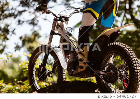 Trials motorcycle in competition Trials motorcycle in competition 54461727