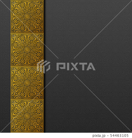 Background with traditional floral ornament Background with traditional floral ornament 54463105