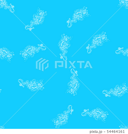 Seamless pattern of magic genies lamp isolated on 54464161
