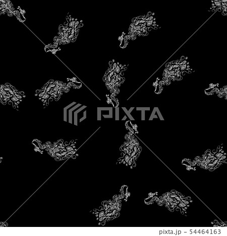 Seamless pattern of magic genies lamp isolated on 54464163