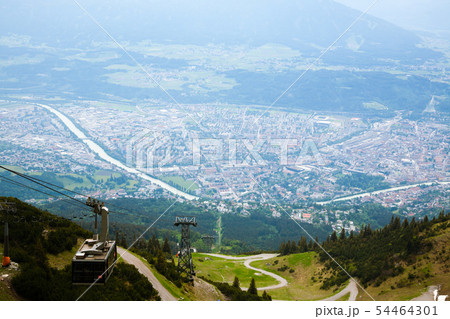 Innsbruck aerial view Innsbruck aerial view 54464301