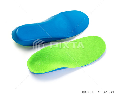 orthotics insoles on a white background 54464334