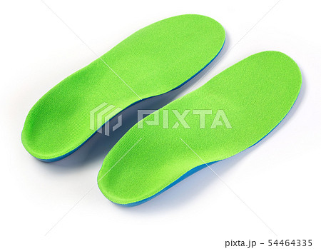 orthotics insoles on a white background 54464335