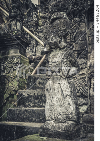 Sculpture of woman in Pura Dalem Segara Madhu 54465204