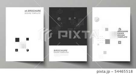 The vector layout of A4 format modern cover mockups design templates for brochure, magazine, flyer The vector layout of A4 format modern cover mockups design templates for brochure, magazine, flyer 54465518
