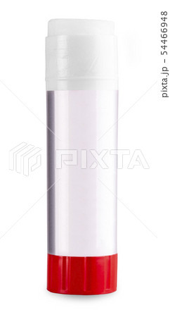 The opened paper glue stick isolated  on white 54466948