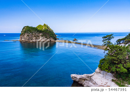 （静岡県）堂ヶ島　瀬浜海岸・三四郎島　トンボロ 54467391