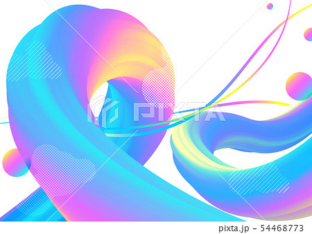 Color geometric gradient abstract background. 54468773
