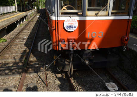 箱根登山鉄道大平台駅 【神奈川県】 停車中の103号 54470682