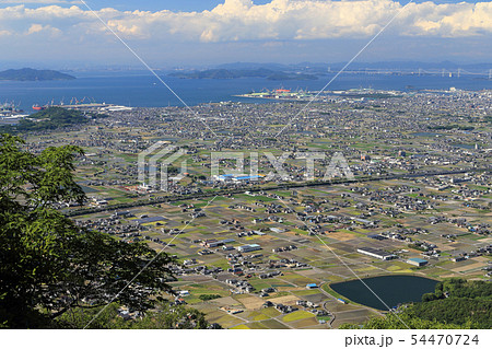 讃岐平野と瀬戸大橋、塩飽諸島 讃岐平野と瀬戸大橋、塩飽諸島 54470724