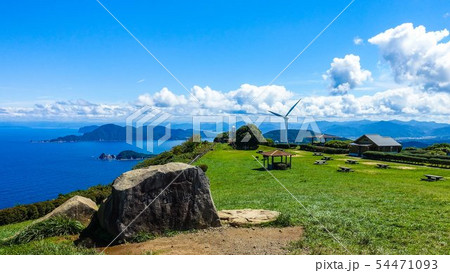 千畳敷から日本海のパノラマ　山口県長門市 54471093