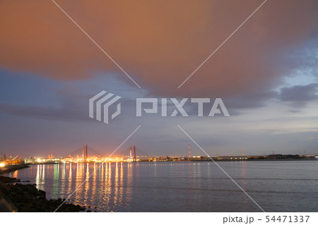 名古屋港 名港トリトン(名港中央大橋)愛知県 日本 名古屋港 名港トリトン(名港中央大橋)愛知県 日本 54471337