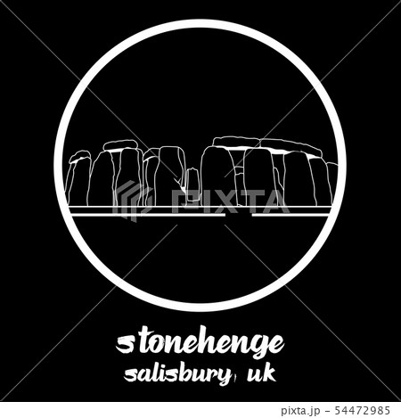 Circle Icon stonehenge. vector illustration Circle Icon stonehenge. vector illustration 54472985