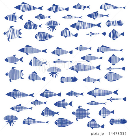 可愛い魚のベクターイラスト素材 のイラスト素材