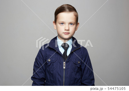 fashionable little boy in suit. fashion child fashionable little boy in suit. fashion child 54475105