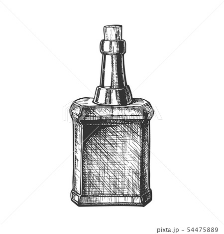 Design Blank Vintage Whisky Bottle Cork Cap Vectorのイラスト素材