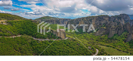 Roussanou monastery in Meteora valley 54478154