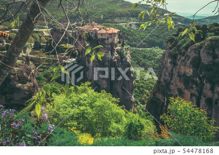 Roussanou monastery in Meteora valley 54478168
