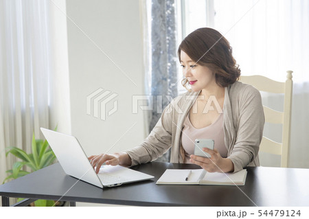 Beautiful asian pregnant woman's daily life 109 54479124