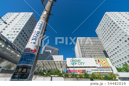 日本の東京都市景観　大崎ニューシティなどを望む 54482019