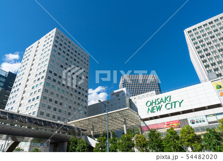 日本の東京都市景観　大崎ニューシティなどを望む 54482020