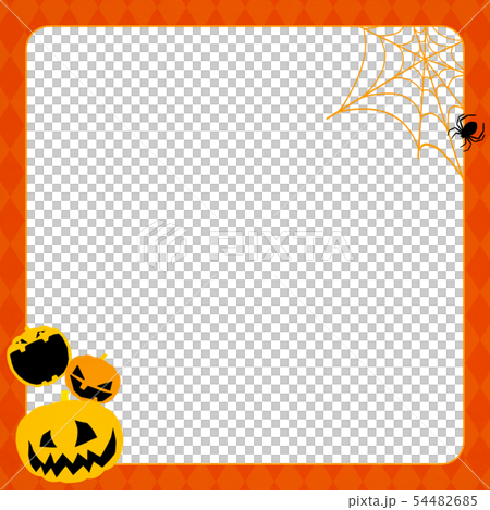 Background-Halloween-Pumpkin-Frame 54482685