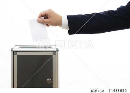 投票イメージ 白背景 54483656