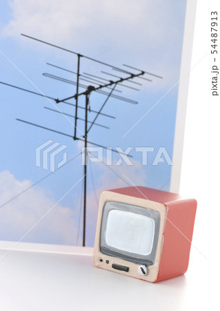 テレビとアンテナ 54487913