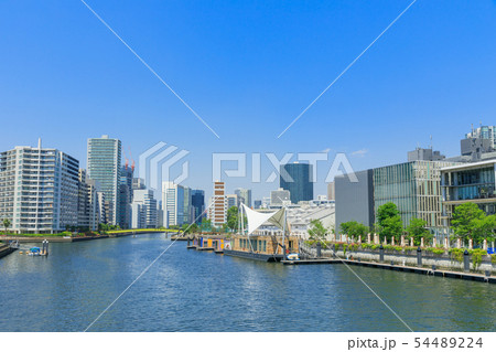 東京_天王洲アイル海岸風景 東京_天王洲アイル海岸風景 54489224
