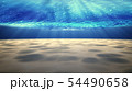 Underwater background with sandy sea bottom. 54490658