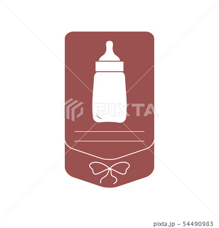 Vector illustration with feeding bottle 54490983