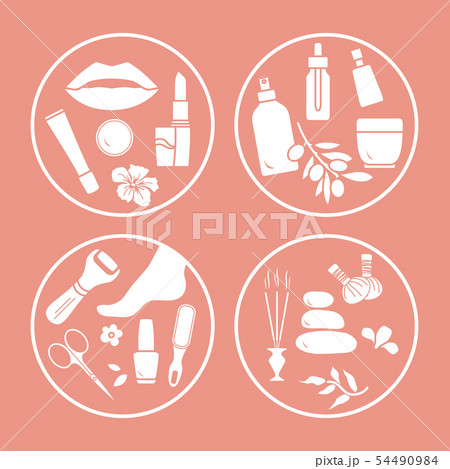 Beauty, care cosmetic products, pedicure, massage 54490984