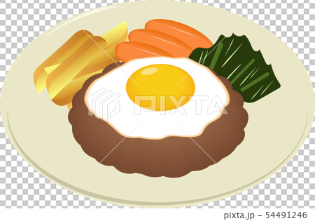 煎蛋漢堡牛排 煎蛋漢堡牛排 54491246