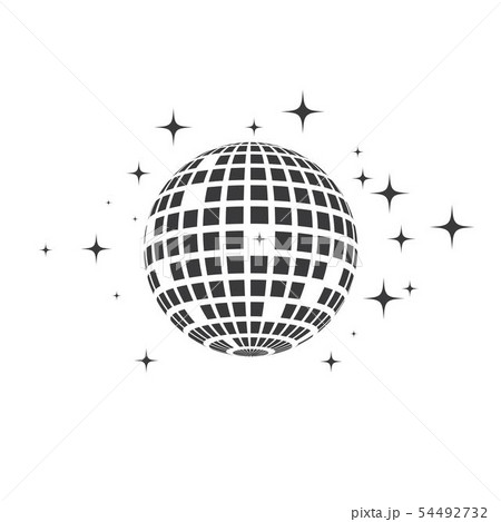Disco ball vector icon illustration Disco ball vector icon illustration 54492732