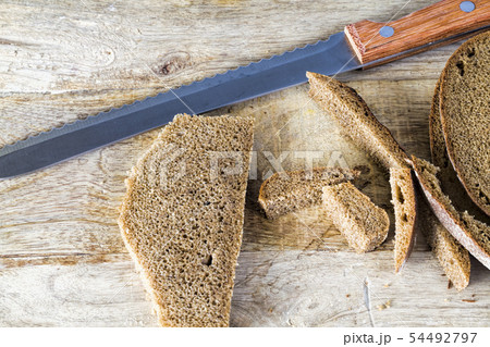 baked from rye flour 54492797