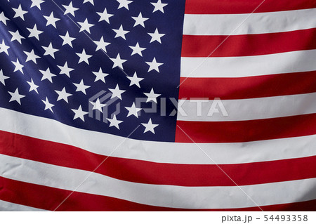 Close Up American Flag Wave Close Up American Flag Wave 54493358