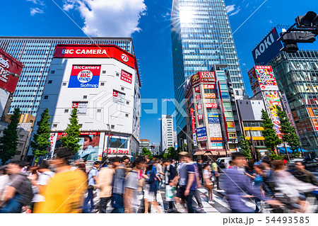 《東京都》秋葉原電気街・都市風景 54493585